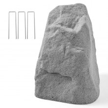 VEVOR Copertura in Finta Roccia, Copertura per Pompa da Pozzo in Finta Roccia per Esterni, Artificiale Pietra Leggera da Giardino Decorazione, per l'Arredo di Giardino Cortile, Grigio, Taglia M