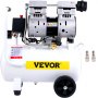 VEVOR Compressori d'Aria da 1,1 HP/850W, Compressore Motore Senza Olio con Serbatoio 18L, Velocità di Rotazione 1440 RPM Compressore Silenzioso per il Gonfiaggio dei Pneumatici, la Pulizia dei Veicoli