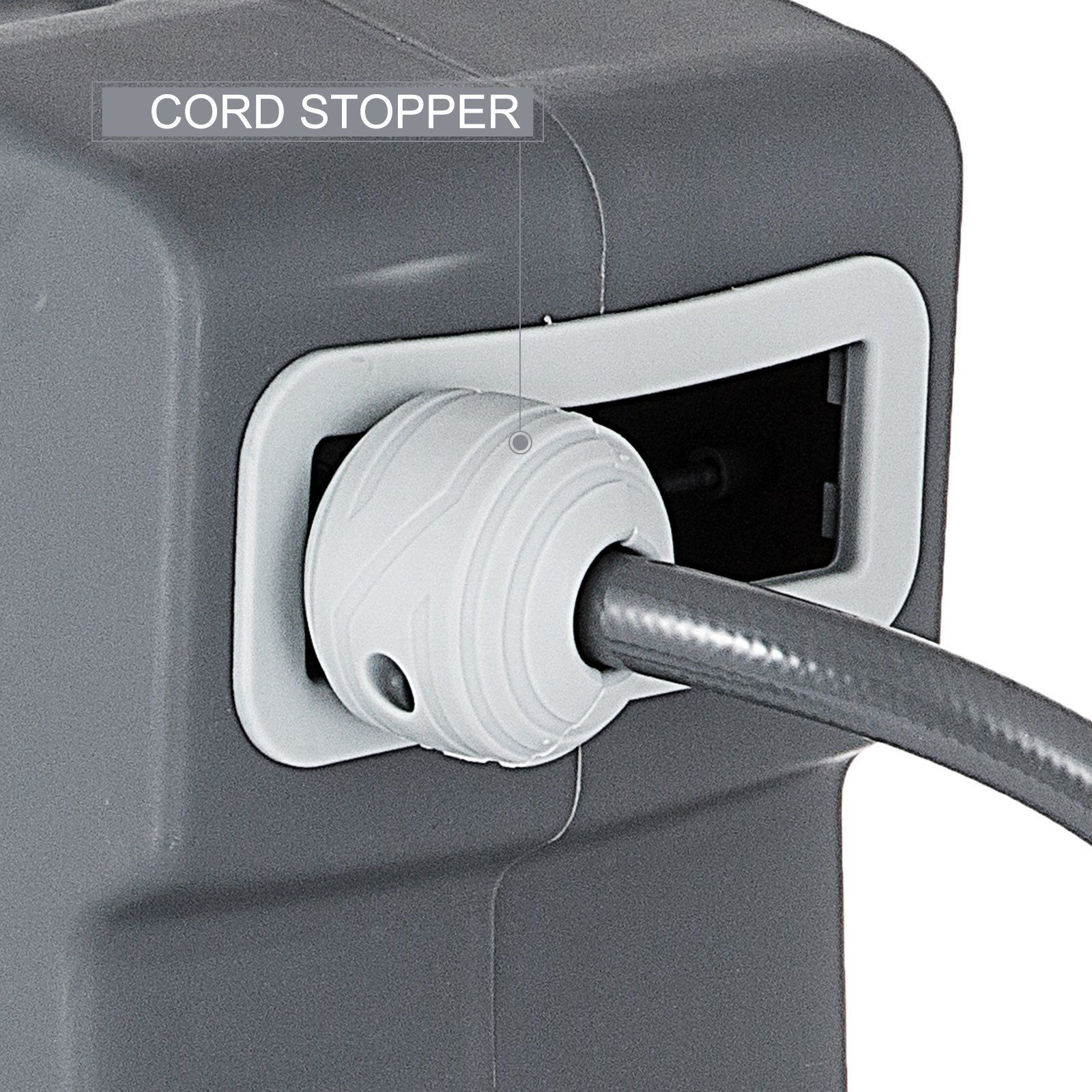 VEVOR Avvolgitubo per Aria Compressa Grigio, 20m Arrotolatore Avvolgitubo con Riavvolgimento Automatico, Montaggio a Parete, Avvolgitubo Retrattile da 66 Piedi, Utensili per Compressori Linea Girevole