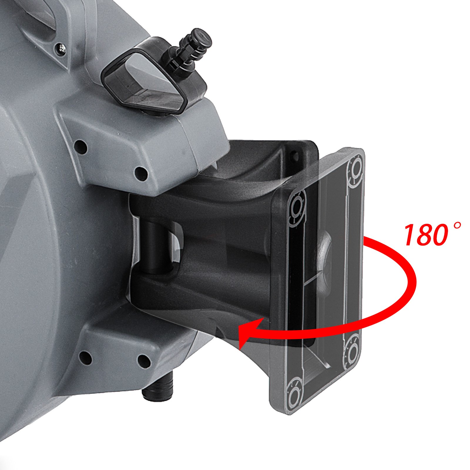 VEVOR Avvolgitubo per Aria Compressa Grigio, 20m Arrotolatore Avvolgitubo con Riavvolgimento Automatico, Montaggio a Parete, Avvolgitubo Retrattile da 66 Piedi, Utensili per Compressori Linea Girevole