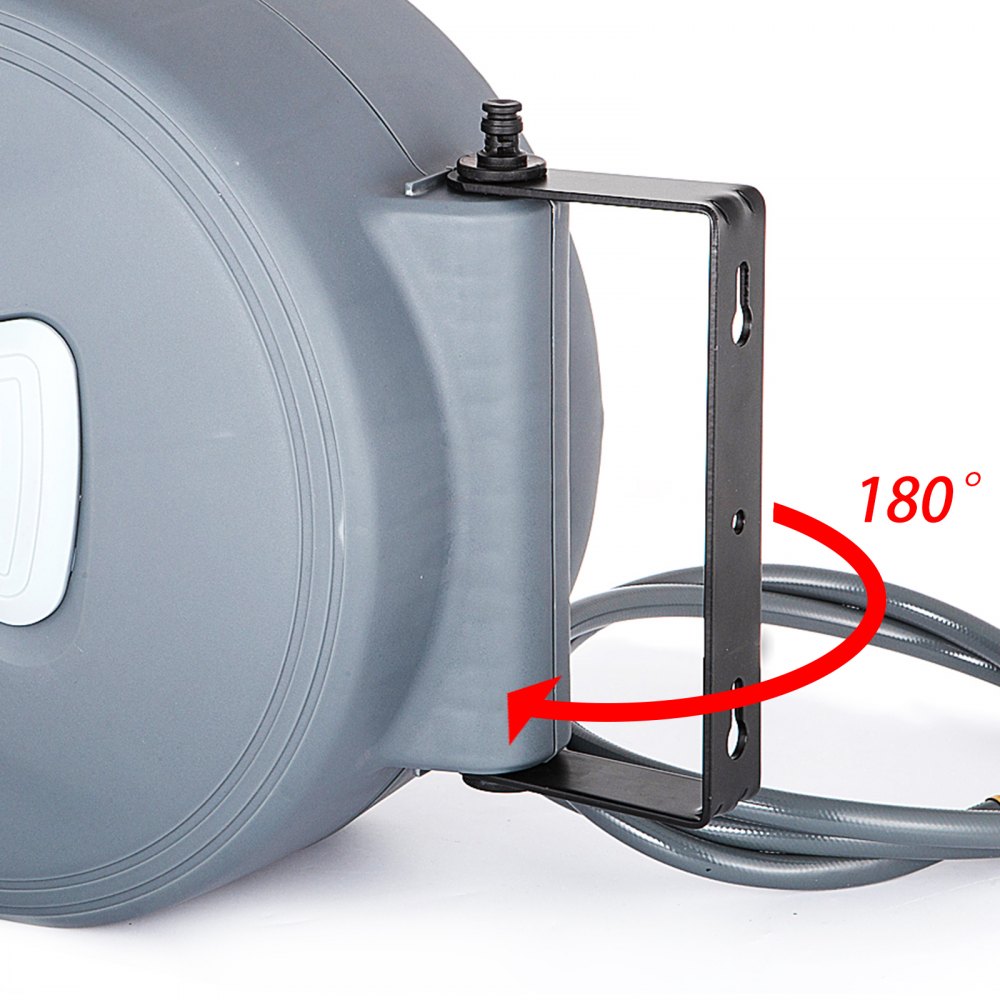 Arrotolatore Avvolgitubo Tubo Per Aria Compressa 54 Bar 0.4" Tubo Lungo Da 30m