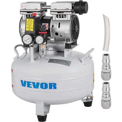 Compressore D'aria Senza Olio 5,5 Galloni Ultra Silenzioso Serbatoio Da 25l 550w