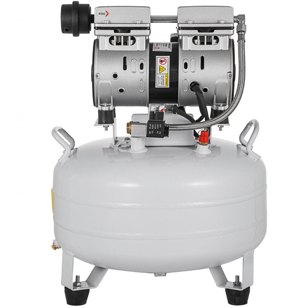 Compressore D'aria Senza Olio 5,5 Galloni Ultra Silenzioso Serbatoio Da 25l 550w