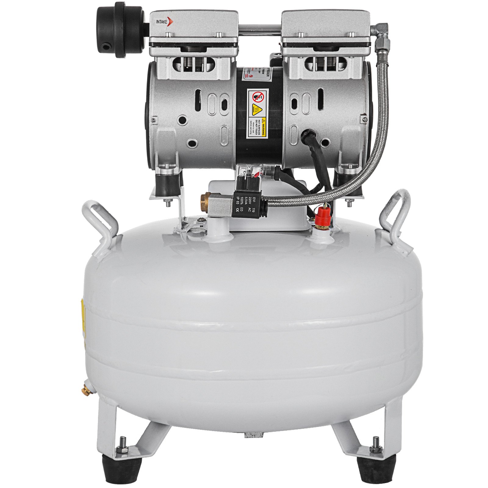 Compressore D'aria Senza Olio 5,5 Galloni Ultra Silenzioso Serbatoio Da 25l 550w