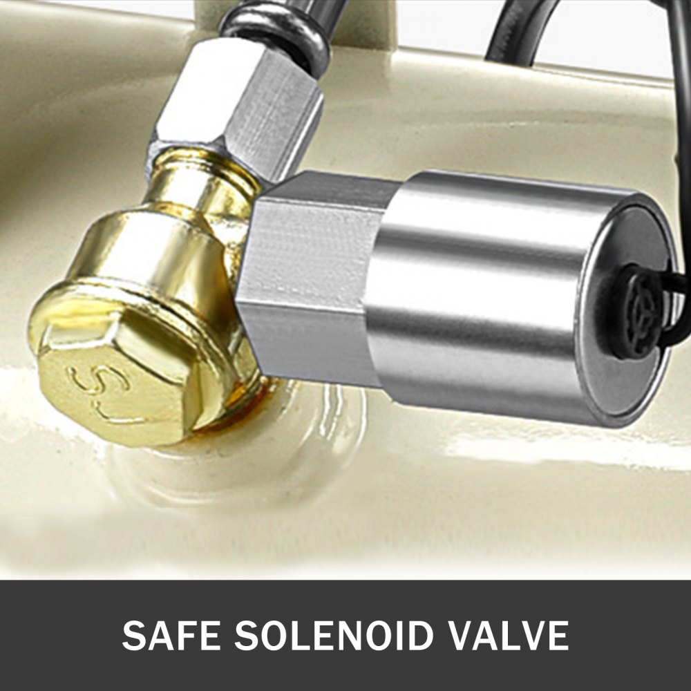 VEVOR Compressore d'Aria Senza Olio Ultra Silenzioso da 6,6 Galloni, Compressore Silenziato, Compressore d'Aria 850 W, Rumorosità meno 48 dB, Compressore d'aria Portatile Senza Olio Verticale