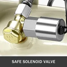 VEVOR Compressore d'Aria Senza Olio Ultra Silenzioso da 6,6 Galloni, Compressore Silenziato, Compressore d'Aria 850 W, Rumorosità meno 48 dB, Compressore d'aria Portatile Senza Olio Verticale