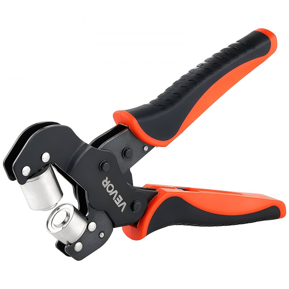 VEVOR Kit di Attrezzi per Occhielli da 6/10/12 mm 900 Pezzi con Rondelle, Pressa Occhiellatrice Manuale Punzoni Blocchi, per Pelle Cuoio Teloni Scarpe Artigianato Tessuto Lavori Fai Da Te Domestici