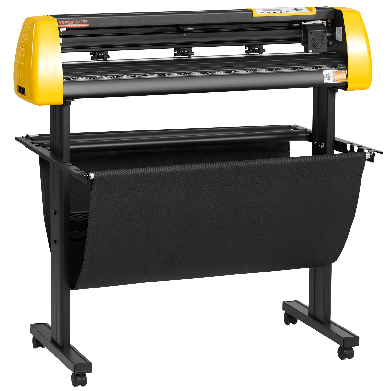 VEVOR Taglierina per Vinile, Plotter da Taglio con Alimentazione Carta Massima 870 mm Stampante per Schermo LCD per Taglio Automatico dei Contorni della Fotocamera con Forza Velocità Regolabili