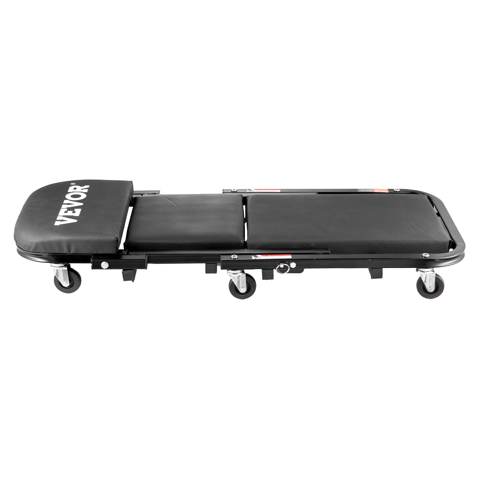 VEVOR Workshop Creeper Assembly Creeper Workshop Stool 2 in 1 Assembly Couch 1016 mm long, Rolling Foldable Mechanic's Wheelchair with 6 Universal Wheels Padded Seat, for the Garage