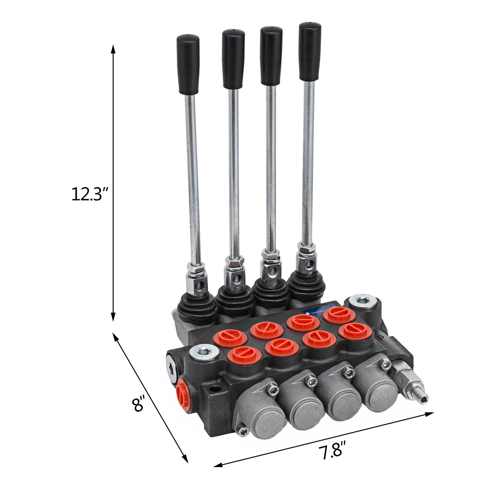 Valvola Di Controllo Direzionale Idraulica 4 Spool Monoblocco Cilindro 11gpm