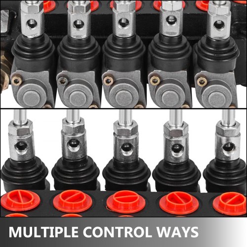 Valvola Idraulica SAE 1 Bobina 11Gpm – Doppio Effetto, 3600 PSI, Attacchi 7/8'', Regolabile