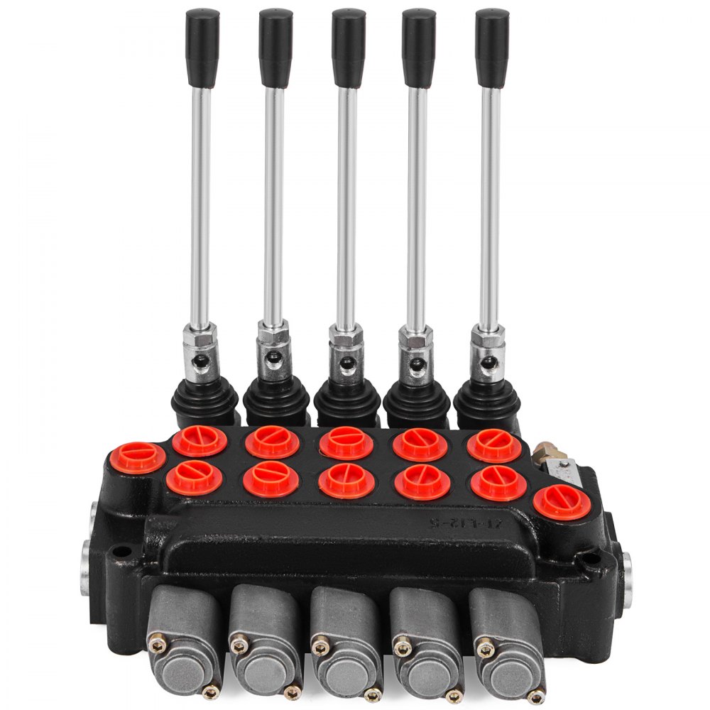 Idraulica Valvola Di Controllo 5 Spool 11gpm Bobina Doppio Effetto Monoblocco