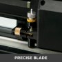 VEVOR Plotter da Taglio stampanti adesivi da 1350 mm Plotter da Taglio con Forza di Supporto a Terra e Velocità Regolabile