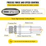 VEVOR 28 pollici stampanti adesivi base macchina da taglio vinile con plotter da supporto Creazione di segni di velocità di forza