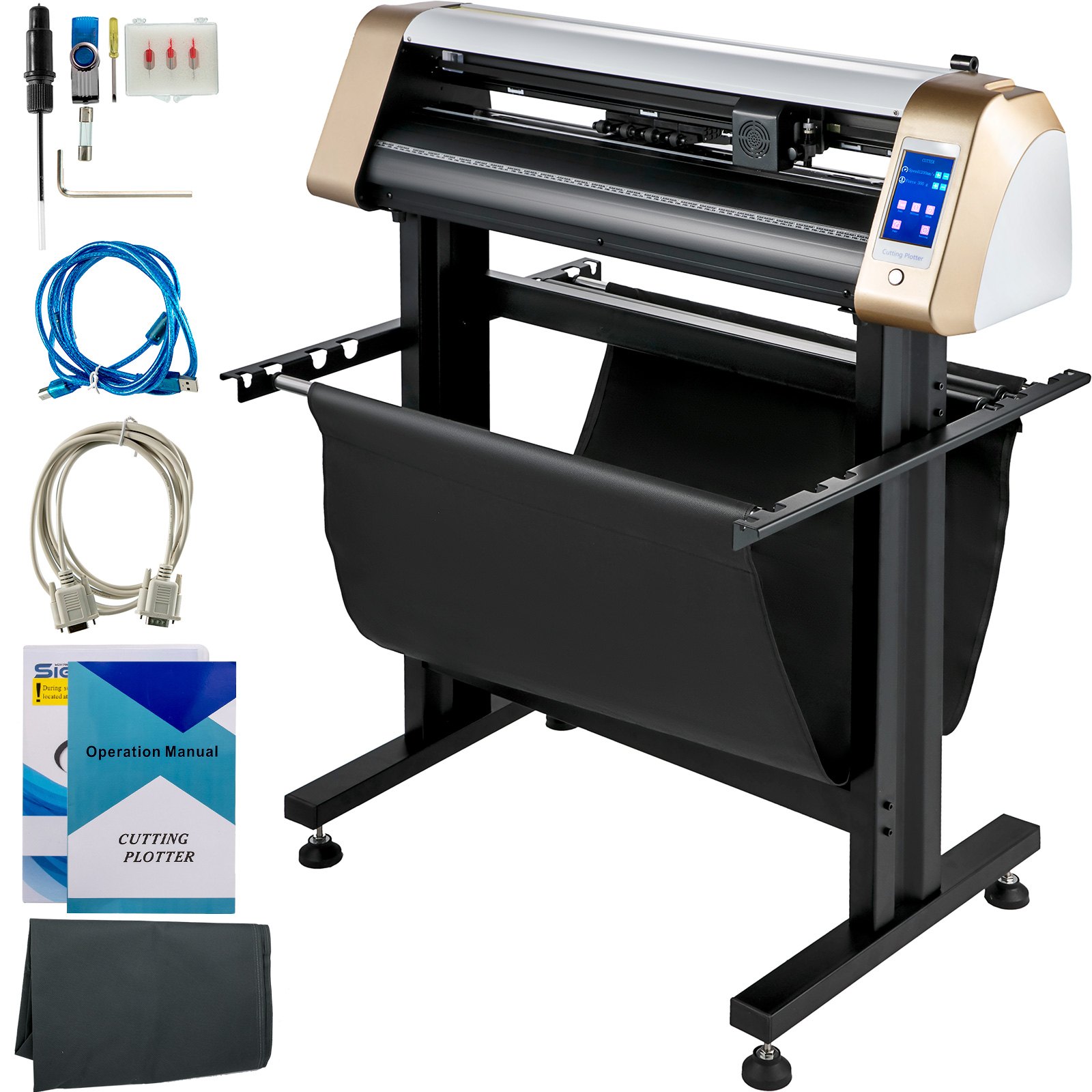 Vevor Plotter Da Taglio Da 720mm Plotter A Taglierina In Vinile Con Supporto
