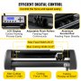 VEVOR Plotter per Tagliare Vinile con Software SignCut Display LCD, 720mm Taglierina per Plotter Vinile in Lega di Alluminio per Pubblicizzare Incisioni, Pellicole per Lettere a Trasferimento Termico