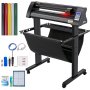 VEVOR Plotter da Taglio Vinile Semiautomatica con Luce Guida a LED, KH-870A 870 mm 95 W Taglierina per Plotter Vinile Signmaster per Adesivi per Auto, Segnali Stradali, Palloncini, Caschi, ecc.