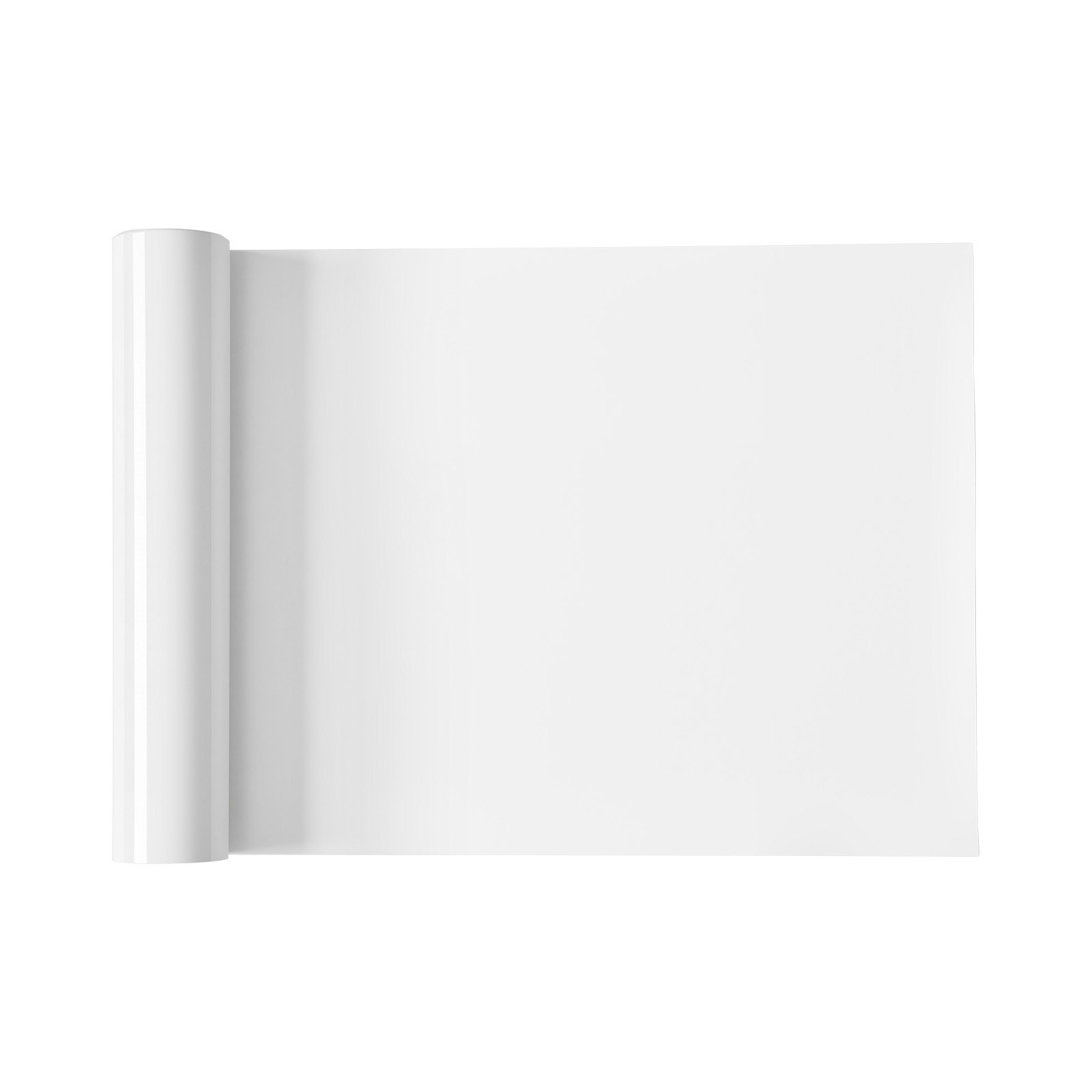 VEVOR Foglio di Rotolo Vinile Termoadesivo per Tessuti 304,8 x 21336 mm, Pellicola per Plotter in Vinile a Trasferimento Termico per Macchine da Taglio, per Magliette Cuscini Cappelli, HTV, Bianco