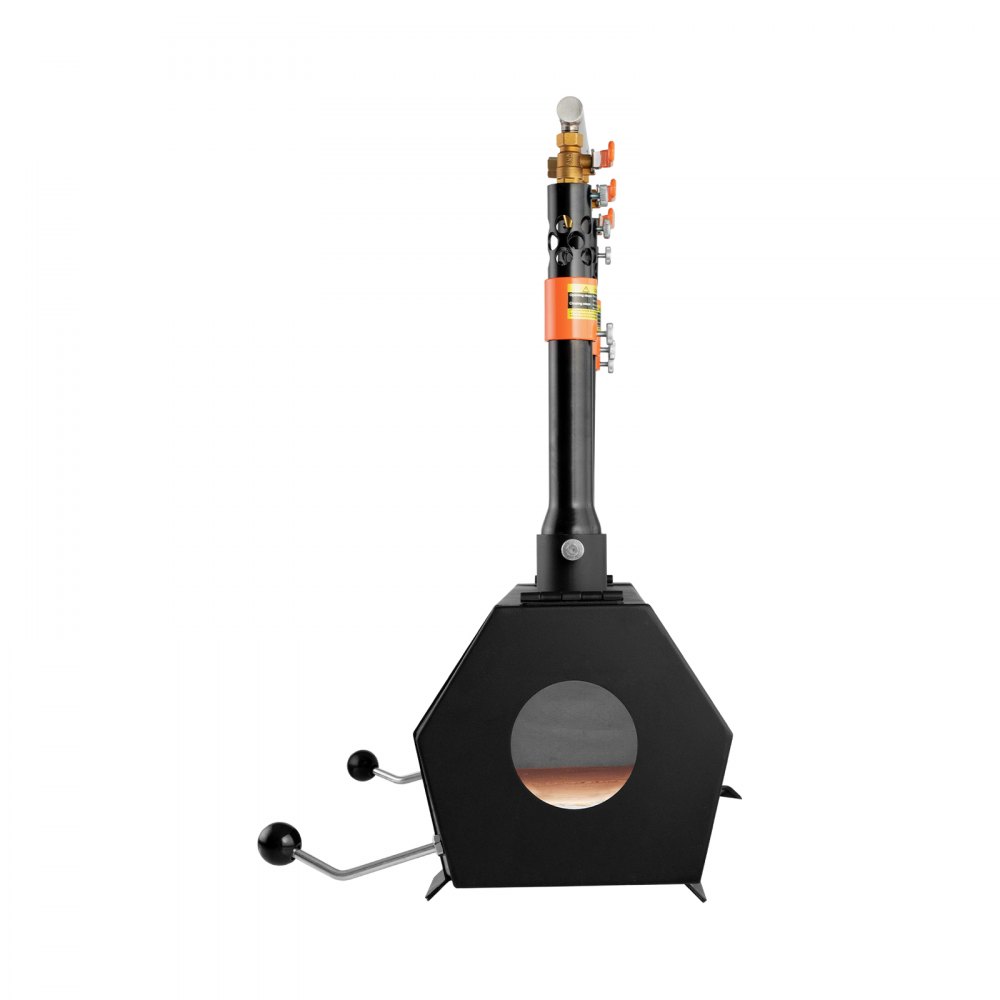 VEVOR Forgia Portatile a Propano con 3 Bruciatori, Forno a Gas max. 1427℃ per Fabbricazione di Utensili Coltelli Metalli, Forgiatura e Maniscalco, Forno Esagonale in Acciaio Laminato a Freddo