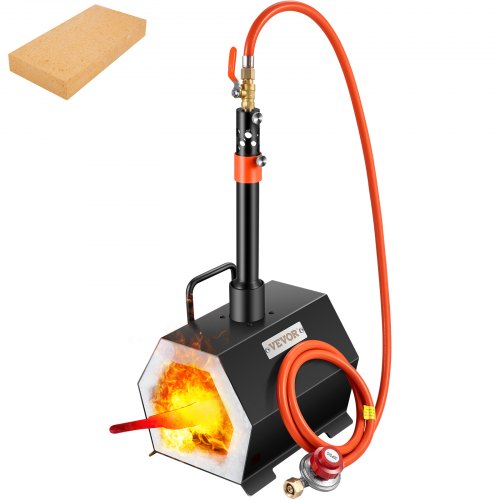VEVOR Bruciatori Gas Forgia a Gas Propano Forma Esagonale per Coltelli Utensili da Garage Officina Fai-da-te Forgia a Gas Propano Bruciatori Portabile 7,1 kg