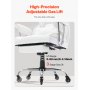 VEVOR Sedia Girevole da Ufficio Studio per Lavoro con Schienale Sedia Ergonomica Capacità Carico Max. 158kg, Sedia Ufficio Ergonomica con Poggiapiedi Materiale in PU Schienale Reclinabile da 90-120°