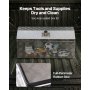 VEVOR Cassetta Portautensili in Alluminio Cassone 76,2 x 330,2 mm Argento