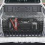 VEVOR Aluminum Tool Box for Truck Bed with Side Handle and Locking Keys, Storage Tool Box for Trailers, Pickups, and Motorhomes (1219.2 x 495.3 x 444.5 mm) Black
