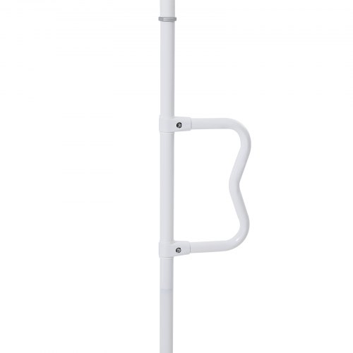 VEVOR Asta Di Trasferimento Dal Pavimento Al Soffitto, Capacita 136 Kg Barra Di Sostegno Per Bagno Montata A Tensione Con Maniglia Curva Antiscivolo, Asta Di Sicurezza Per Soffitti 2140 A 3050 Mm Nero - 10