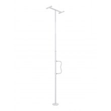 VEVOR Corrimano di Sicurezza dal Pavimento al Soffitto Capacità di 136 kg Bianco
