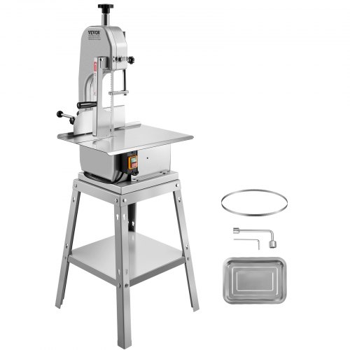 VEVOR Segaossa a Nastro Elettrica Commerciale per Carne 850W, Segaossa Verticale 380x485mm, Macchina per Tagliare Ossa da Banco Taglierina per Carne con Lama per Costolette di Maiale Uso Commerciale VEVOR Segaossa a Nastro Elettrica Commerciale per Carne 850W, Segaossa Verticale 380x485mm, Macchina per Tagliare Ossa da Banco Taglierina per Carne con Lama per Costolette di Maiale Uso Commerciale