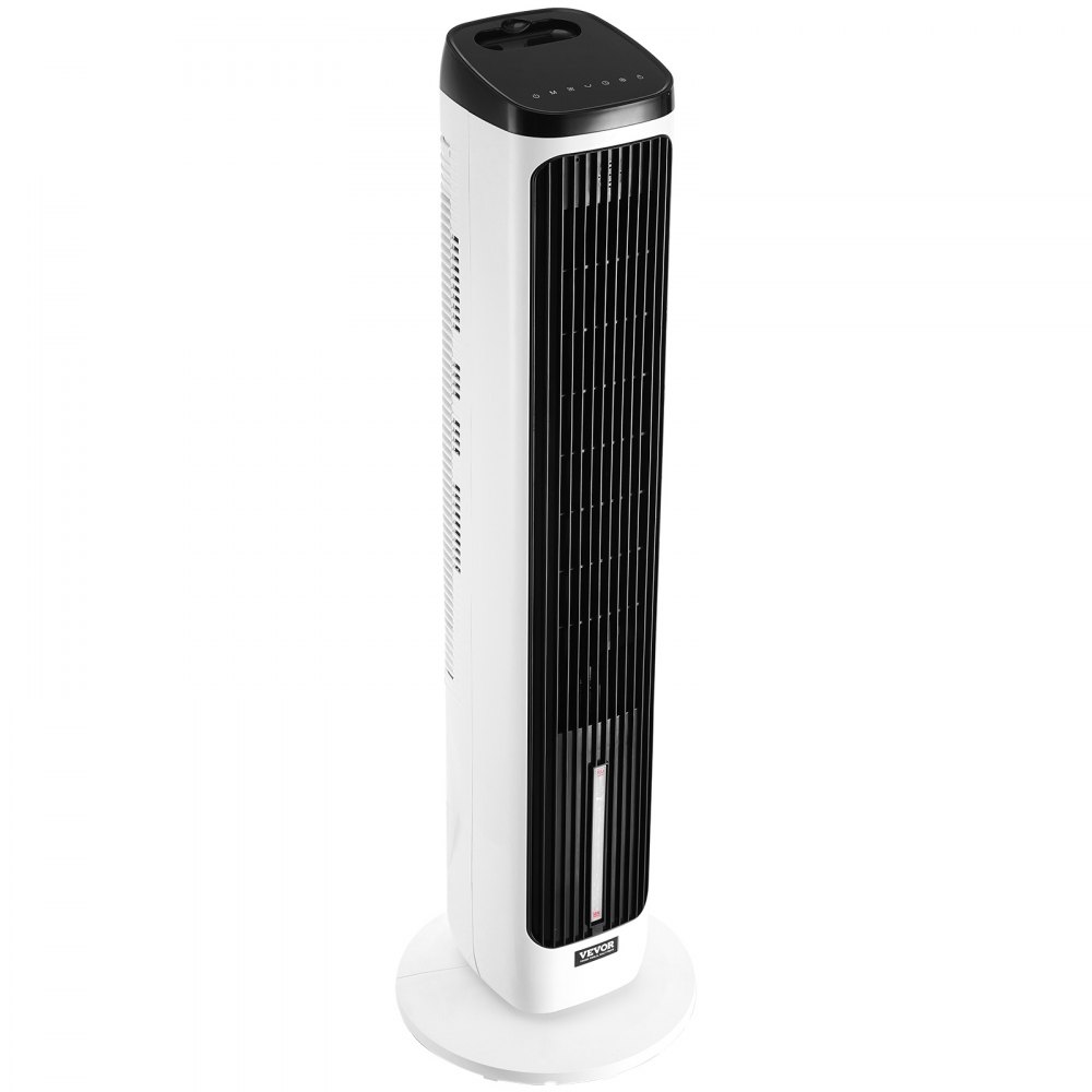VEVOR Ventilatore da Pavimento Silenzioso con Velocità di 7,1 m/s Ventilatore Portatile Senza Pale a 70° per Interni con 9 Velocità, 4 Modalità, con Telecomando per Camera da Letto, Ufficio, Casa