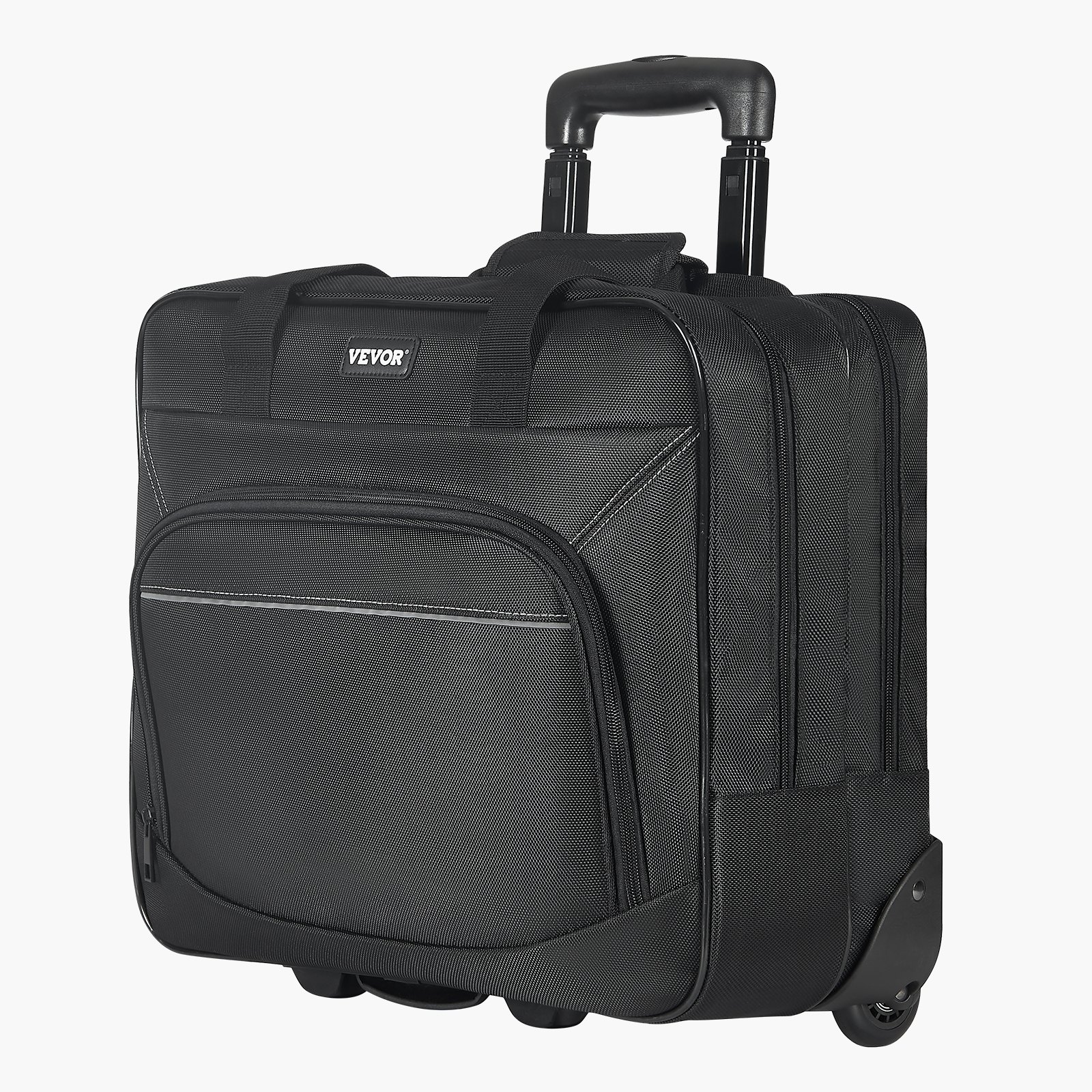 VEVOR Borsa per Laptop con Rotelle Ruote da 15,6 pollici(39,6 cm) Sagga per Computer Nero