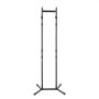 VEVOR Bike Stand for 4 Bikes, Freestanding Vertical Bike Storage Rack, with Height-Adjustable Hooks, Heavy-Duty Carbon Steel Garage Bicycle Floor Stand, Ideal for Garage, Apartment, Home, Black