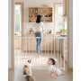 VEVOR Cancelletto per Bambini o Animali Domestici, Larghezza Regolabile da 75 a 109,2 cm, Cancelletto Alto 711 mm, Senza Barra di Soglia, Cancelletto con Viti, per Scale e Porte, Bianco