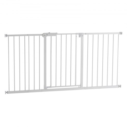 Cancello Retrattile Per Gatti E Bambini 50x125 Cm – Con Ventose, Regolabile E Pieghevole
