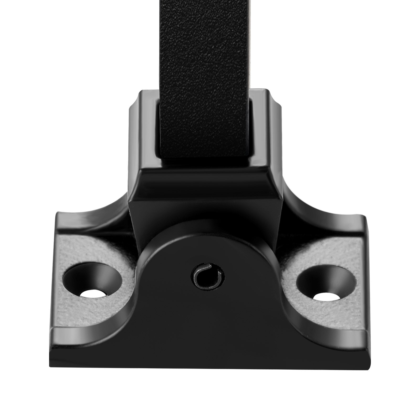 VEVOR Base per Ringhiera Quadrata 50 Pezzi Base per Pali Inclinati di Scale, Piastra Lega di Alluminio con Fori per Vite per Ringhiere Scale, Giunti a Torsione di Supporto in Metallo da 12,7mm, Nero