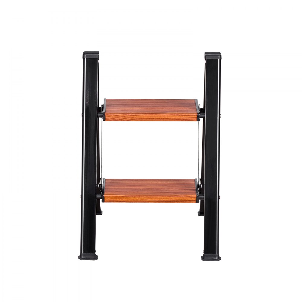 VEVOR Scaletta Pieghevole Salvaspazio con 2 Gradini con Ampio Pedale Antiscivolo e Comoda Impugnatura, Supporto per Piante in Alluminio Portatile e Leggero con Capacità di 150 kg, Multiuso per Adulti