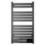 VEVOR Heated Towel Warmer Rack for Bathroom Electric Wall Mounted 11 Bars, Aluminum Alloy Towel Warmer, Remote Control & APP, with Touch Screen, 0-24 Hour Timer, 5 to 40°C Adjustable, IPX4 Waterproof