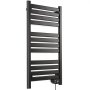 VEVOR Heated Towel Warmer Rack for Bathroom Electric Wall Mounted 12 Bars, Aluminum Alloy Towel Warmer, Overheat Protection, Heating Drying with Touch Screen, Built-In 1-8 Hour Timer, IPX4 Waterproof