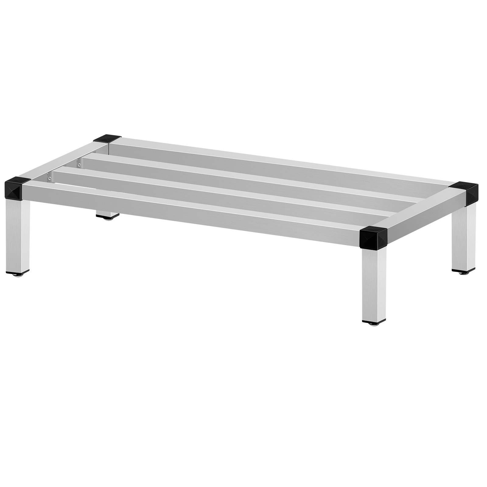 VEVOR 48''x20''x8'' Scaffale per alimenti commerciale da pavimento in alluminio da 1500 libbre