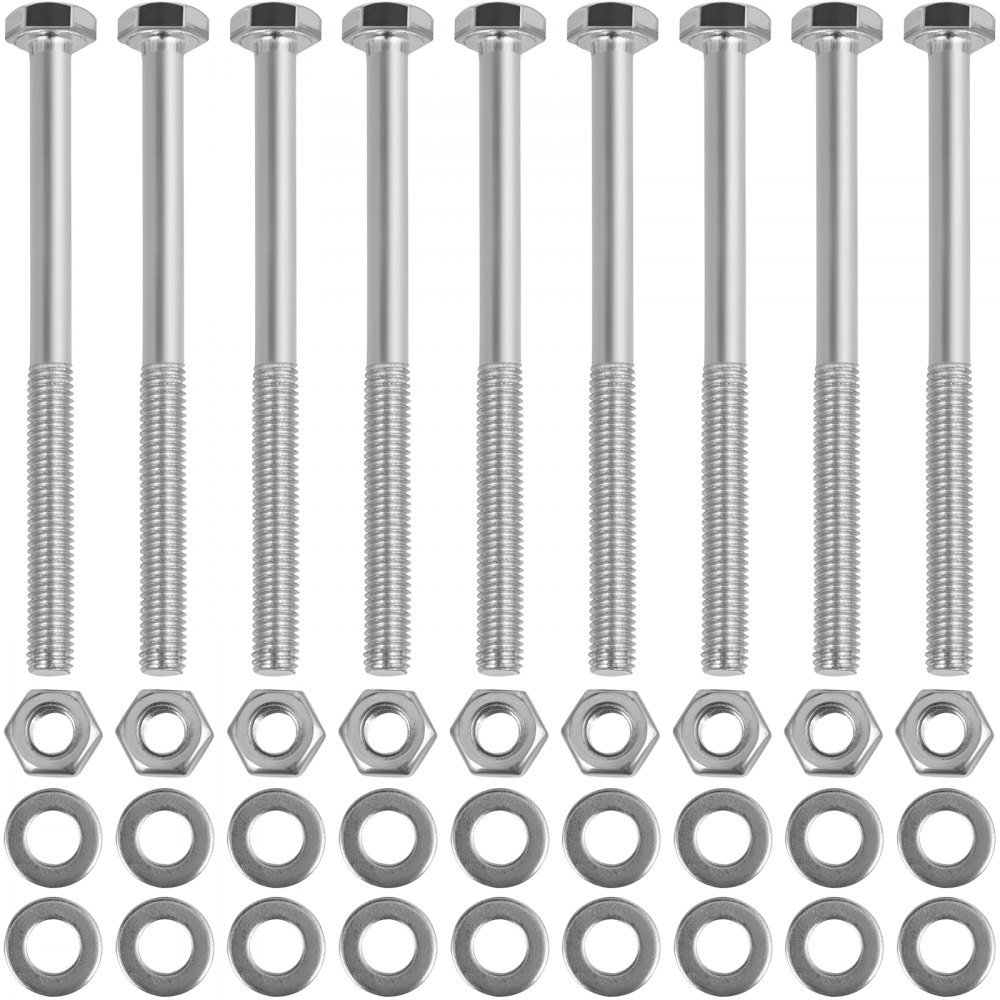VEVOR Set di Staffa in Ferro Attrezzo di Connessione per Altalena Confezione Spessore 2mm, Kit di Riparazione Staffa in Ferro Verniciato a Polvere Adatto a 10,16 x 10,16 cm per Connessione di Altalena