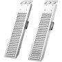 VEVOR Rampa di Accesso in Acciaio, Set di Rampe 2 pezzi Rampa di Carico per Trasporto 985 x 225 mm Carico max 544 kg per Motocicletta Tosaerba Trattori Rimorchio Sedia a Rotelle, Piastre Antiscivolo