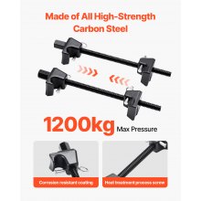 VEVOR Compressore per Molle Ammortizzatori 2 Pezzi Corsa max. 264 mm per Auto