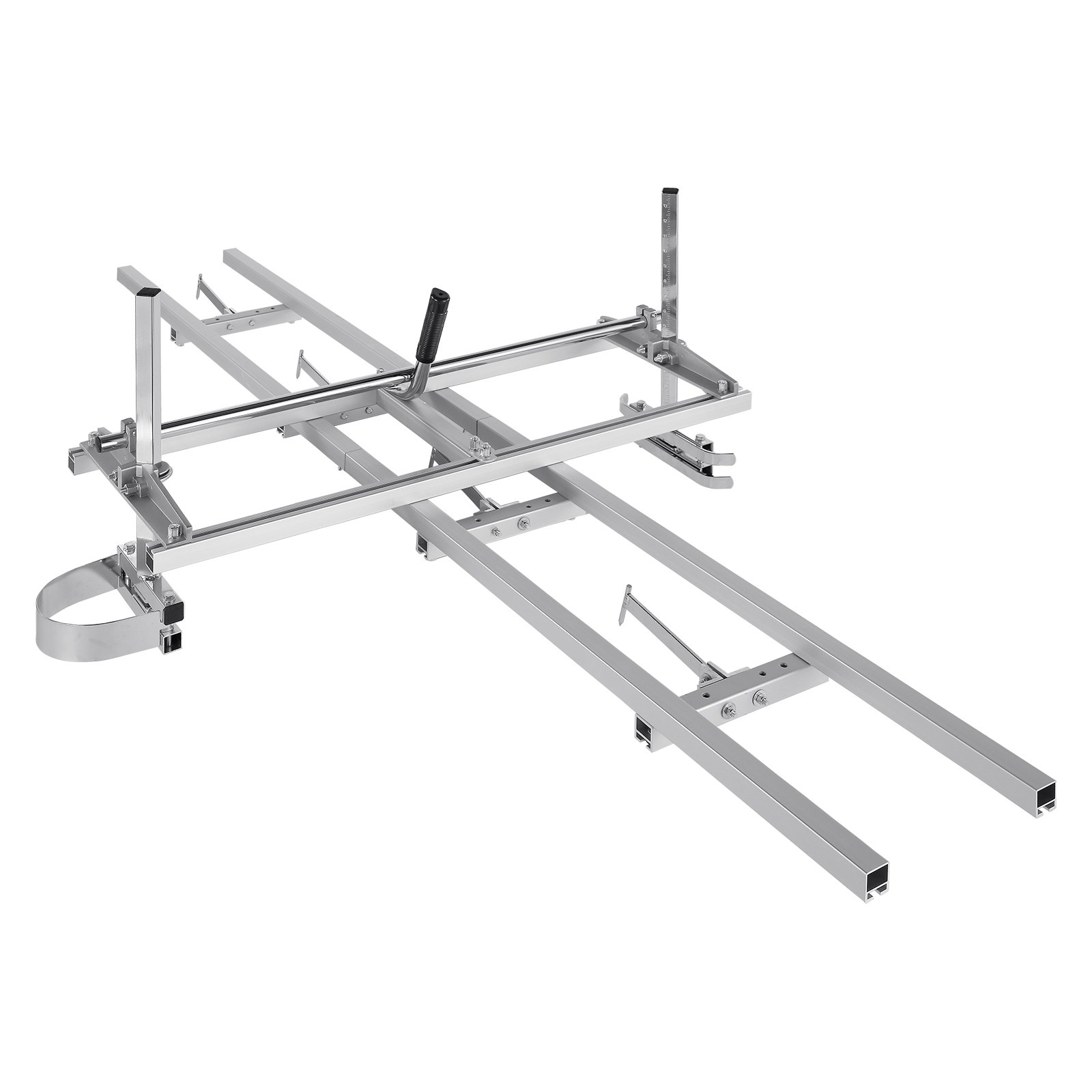 VEVOR Supporto per Troncatrice a Catena 355-914mm Mulino con Guida per Troncatrice a Binario per Motosega in Alluminio 274 cm, Supporto con Guida per Troncatrice a Catena Lavoro per Legno di Falegnami