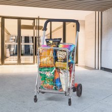 VEVOR Carrello della Spesa Pieghevole Carrello della Spesa 66 libbre