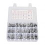 VEVOR Kit Assortimento di Bulloni Dadi da 1110 pezzi, Viti Imperiali e Rondelle Piatte, Acciaio Inox 10-24, 8-32, 2-56, 6-32, 4-40, Kit di Viti Dadi Assemblaggio per Mobili Attrezzature, Fai da te