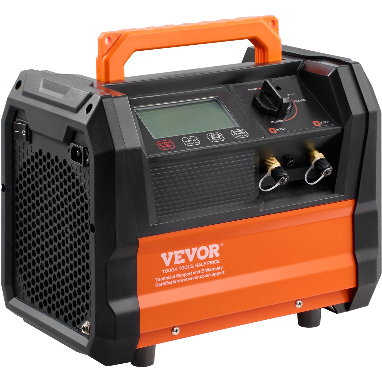 VEVOR Macchina per Recupero Refrigerante AC Portatile a Doppio Cilindro da 1 HP con Motore Brushless da 3000 Giri/min, Strumento per Riciclaggio del Refrigerante Freon per Autoveicoli HVAC Domestico