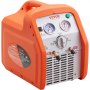 VEVOR Macchina Portatile per Recupero di Refrigeranti III IV V 1CV Velocità di Rotazione 1750 giri/min, Recuperatore Cilindro Doppio per Refrigeranti con Manometro Protezione Alta Pressione 38,6 bar