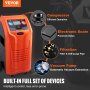 VEVOR Macchina Automatica per Recupero di Refrigeranti 1000W Adatto per R134a & R1234yf Uso Automobilistico, Recuperatore per Refrigeranti All-in-one 62x74x135cm con Schermo 7 Pollici per Olio PAG/POE