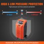 VEVOR Macchina Automatica per Recupero di Refrigeranti 1000W Adatto per R134a & R1234yf Uso Automobilistico, Recuperatore per Refrigeranti All-in-one 62x74x135cm con Schermo 7 Pollici per Olio PAG/POE